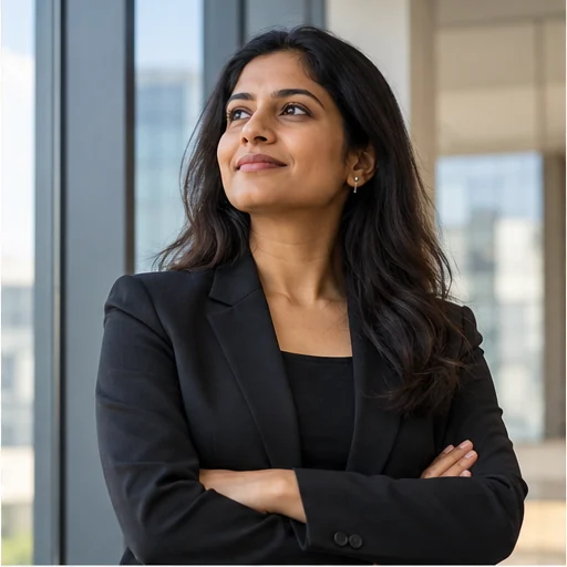 Indian professional woman in business attire